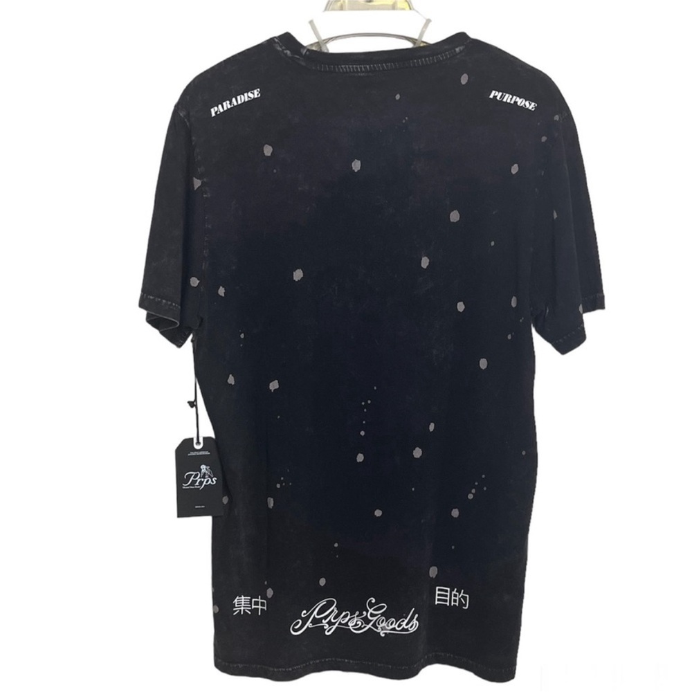 PRPS Men's Cry Logo T-shirt In Black - Picture 3 of 16